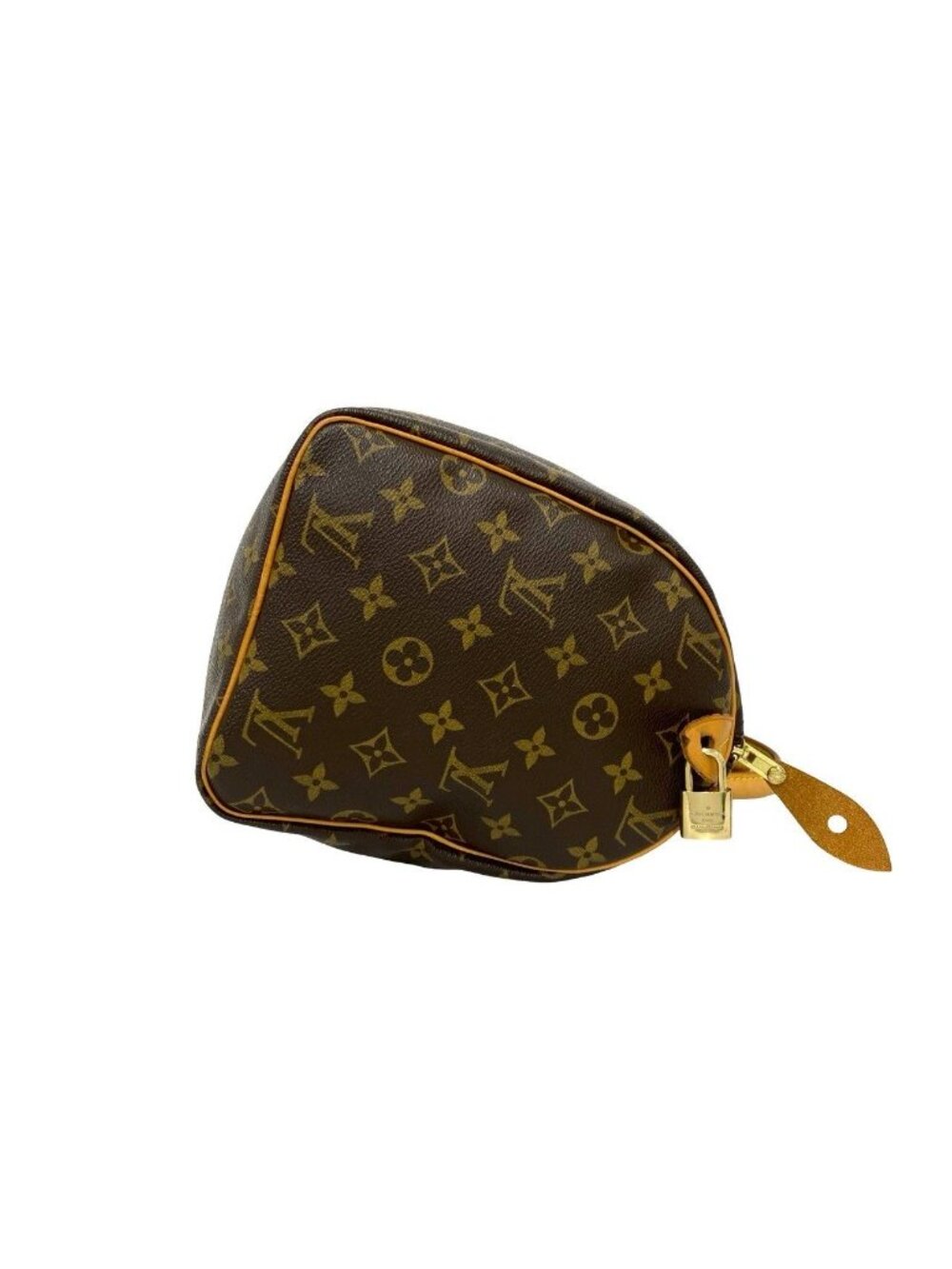 Louis Vuitton Vintage Speedy 30 Monogram Leather Boston Bag Brown - Picture 6 of 10